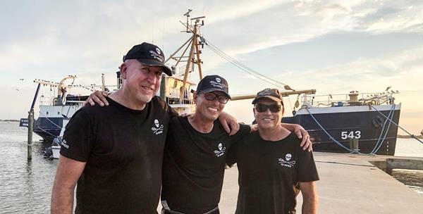 Vessel donor, Benoit Vulliet and Sea Shepherd crew. The vessel will be instrumental on Sea Shepherd's net removal program to save the critically endangered vaquita porpoise. 
