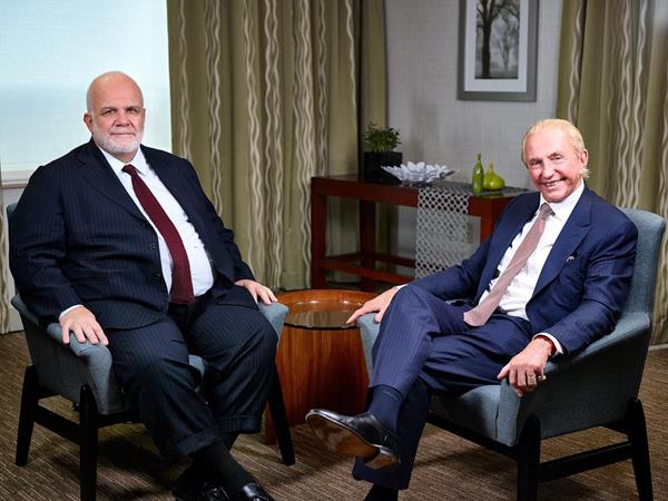 From left: Manfredi Lefebvre d’Ovidio, Chairman of Heritage group and Geoffrey J.W. Kent, Founder, Chairman and CEO of Abercrombie & Kent 