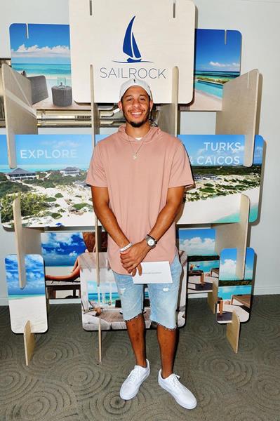 Seth Curry will be back in South Caicos soon, thanks to the gift from Sailrock Resort at the GBK Pre-ESPYS Luxury Lounge. 