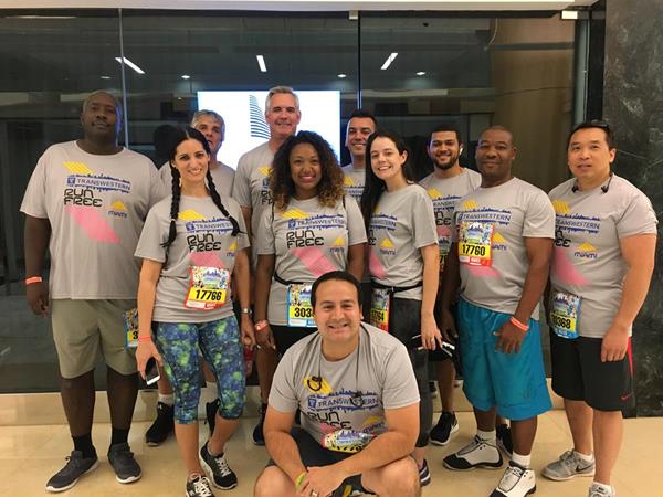 Transwestern's Miami office participated in the Mercedes-Benz Corporate Run. The commercial real estate firm was named a 2017 Healthiest Employer in America for the second consecutive year by health analytics provider Springbuk.