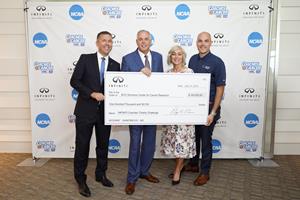 INFINITI donates more than $8 million to charity throughout NCAA partnership, over $1 million during 2018 season