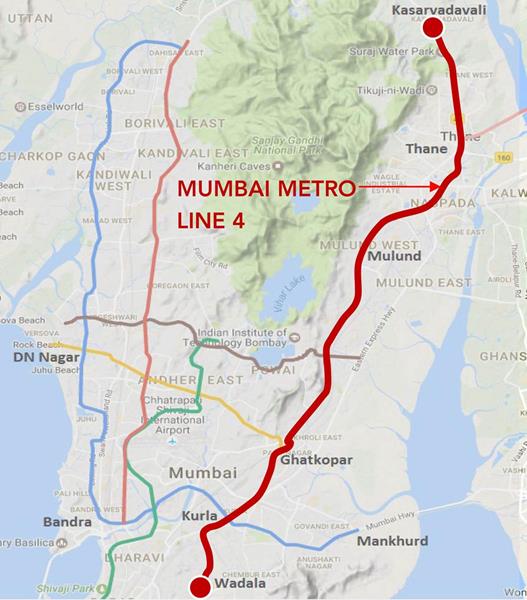 Louis Berger as part of a DB-led consortium will provide project management and construction management services, including design review, for the Mumbai Metro Line 4. Line 4 will be a 32.3-kilometer (20-mile) long elevated corridor with 32 stations, connecting Wadala in central Mumbai to Kasarvadavali. 

Picture Courtesy: Mumbai Metropolitan Region Development Authority. 