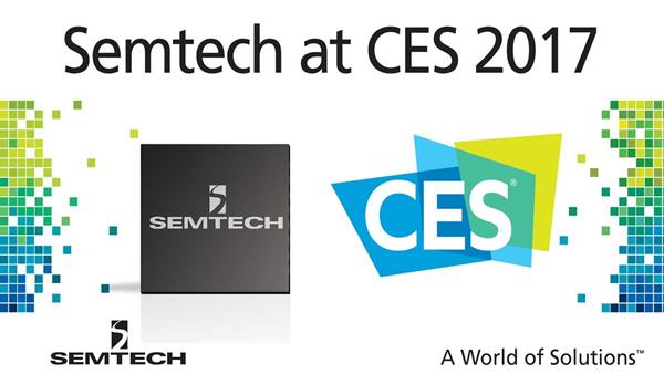 Semtech Highlights Internet of Things and Wireless Charging Platforms at CES 2017