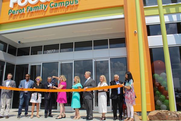 The official ribbon cutting of the North Texas Food Bank Perot Family Campus on September 16, 2018. 
