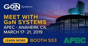 Meet with GaN Systems at APEC 2019