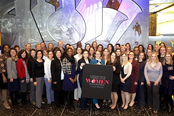 Dozens of women engineering executives and young professionals participated in AIChE's Workshop for Rising Star Women in Engineering, December 11, 2018, in New York City. Photo credit: Sonja Bradfield