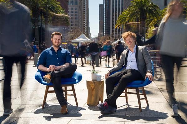 Calm co-CEOs and co-founders Alex Tew and Michael Acton Smith