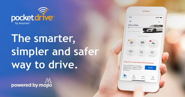 The Pocket Drive device plugs into a vehicle’s OBD-II port and communicates a wealth of insights via Mojio’s cloud platform to the Pocket Drive app, which was designed and developed by Mojio. The app offers customers a wide range of features and integrated services that enable a smarter, simpler and safer way to drive.