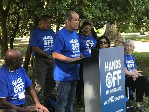 Dialysis and transplant patients spoke out on the grounds of the California State Capitol today in opposition of  California Senate Bill 1156 which would give insurers broad latitude in denying charitable premium assistance for their plan holders. 