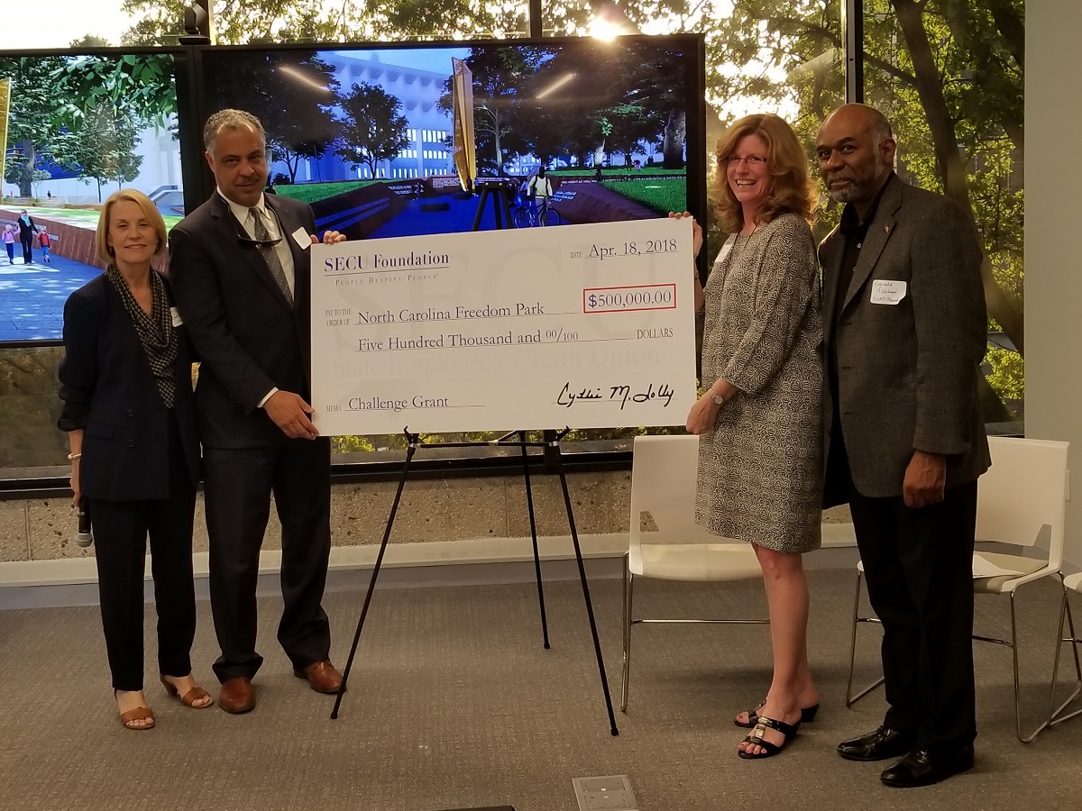 SECU Foundation Provides $500,000 Challenge Grant for N.C. Freedom Park in Raleigh