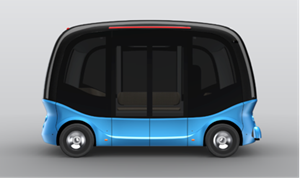 A prototype King Long's autonomous driving bus design picture