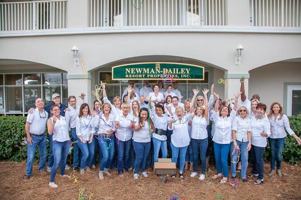 The team at Newman-Dailey celebrate being honored as one of the "Best Places to Work in Florida" 