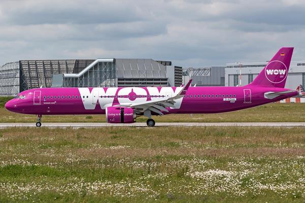 Wow air A321-200 in Hamburg - photography by Dirk Grothe