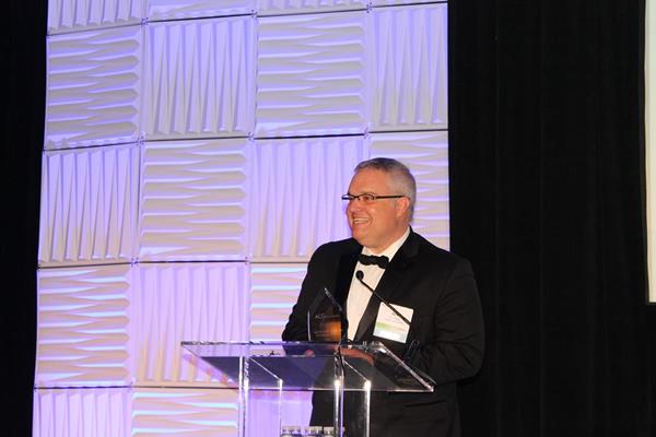 HighPoint CEO, Ben Lanius accepts the award for Deal of the Year Under $50 Million. 
