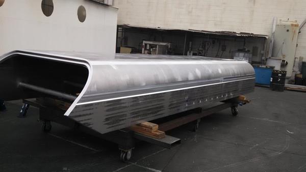 Finished formed and machined hull