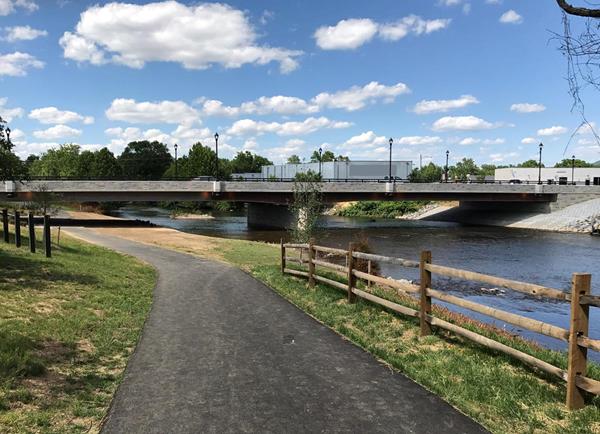 Rt. 340 Bridge in Waynesboro, Va. — NSBA’s 2018 National Prize Bridge Award Winner in the Short Span category, fabricated by High Steel Structures LLC.