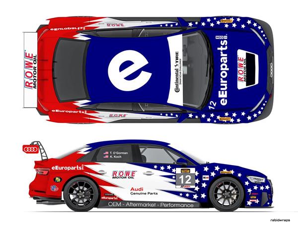 July 4th Livery on eEuroparts.com Racing Audi RS 3 LMS