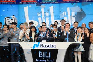 Bilibili Inc. Rings The Nasdaq Stock Market Opening Bell in Celebration of its IPO