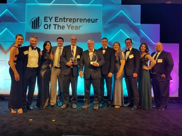 Wayne Jackson, and the Sonatype team, at the EY Entrepreneur Of The Year® 2018 Mid-Atlantic awards gala. 
