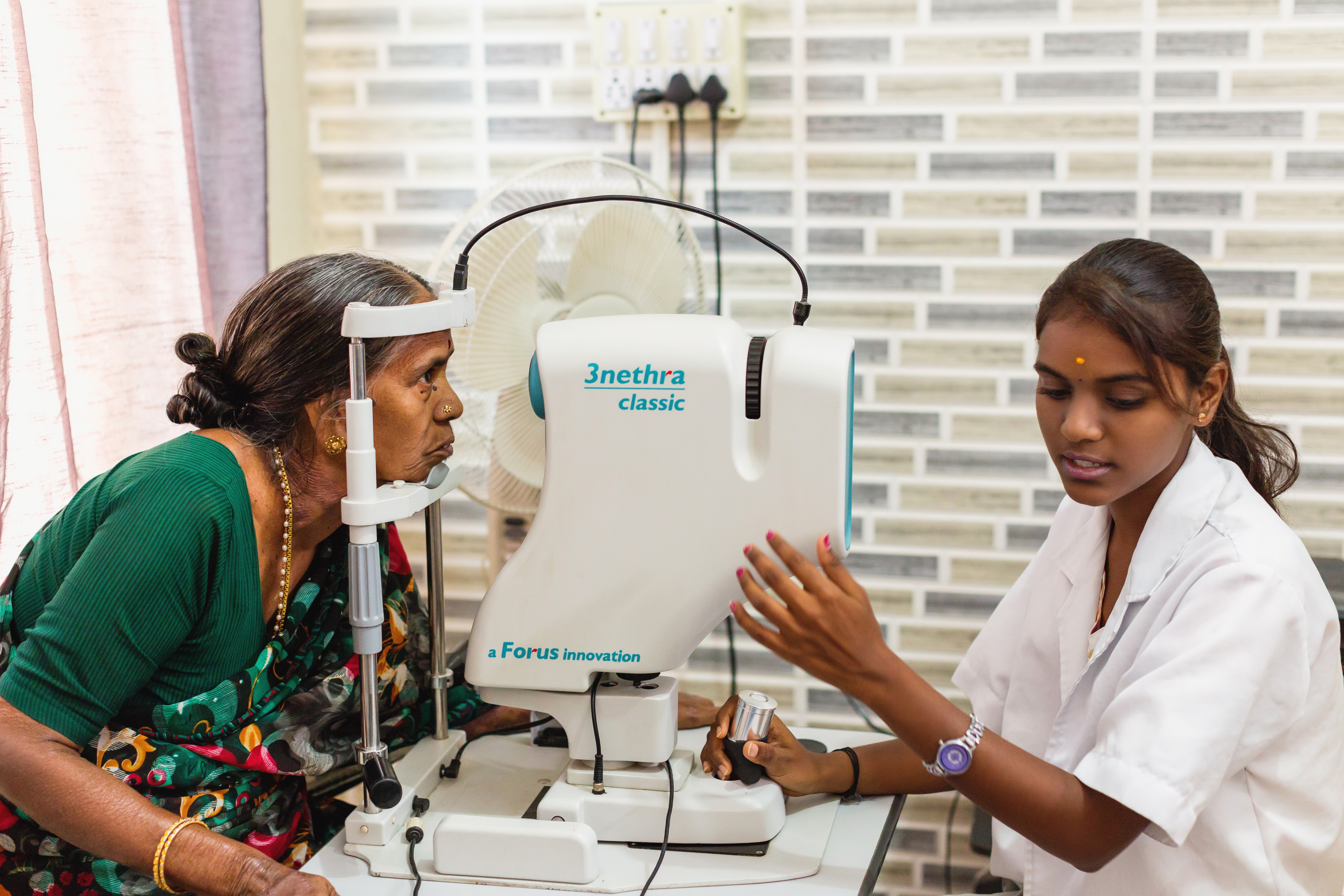 Forus Health created the 3nethra, a rugged and portable device that brings eye exams to communities in hard-to-reach areas of the world. Images of the eye are captured by the device and sent to an ophthalmologist for diagnosis. Forus has reached two million people in 16 countries in an effort to eradicate preventable blindness around the world. 

Forus is being honored at The Tech Museum of Innovation on Saturday, Nov. 4 along with four other organizations using technology to address problems in global health.