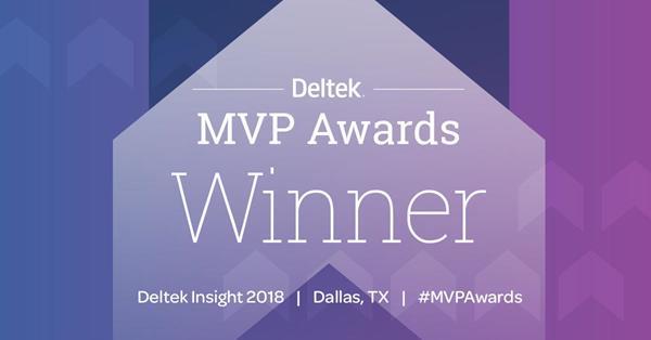 Deltek Celebrates the MVP Award Winners at #DeltekInsight 2018