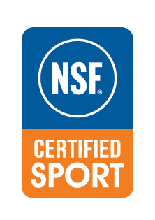 The new NSF International Certified for Sport certification mark.