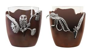 New Epicureanist Owl & Octopus Wine Ice Buckets