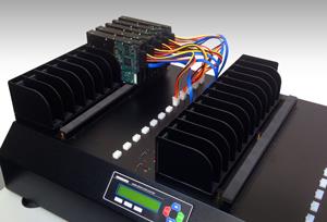 Kanguru's flexible capacity of Hard Drive Duplicators make it easy for organizations of any size, large or small to duplicate Hard Drives and SSDs eas
