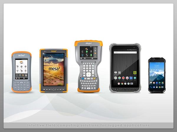Juniper Systems’ product family features rugged handheld computers, tablets, a sub-meter receiver, and software applications.