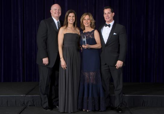 Representatives from Alamo Pharma Services, Inc., accept the company’s Training magazine 2018 “Training Top 125” award at a gala held in conjunction with the recent Training 2018 Conference & Expo in Atlanta. Pictured from left is Alamo Chief Operating Officer, Peter Marchesini, along with the Alamo Training team – Cari DuBose, Denise Fullowan,
and Chuck Corso.
