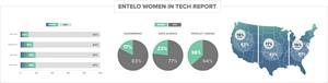 The Entelo Women in Tech Report quantifies inequality in terms of gender disparity by job title, region and seniority.