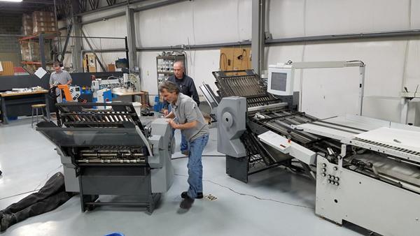 Flottman Company's new Stahlfolder TH 82 installation process - fully automated, more efficient and more productive.