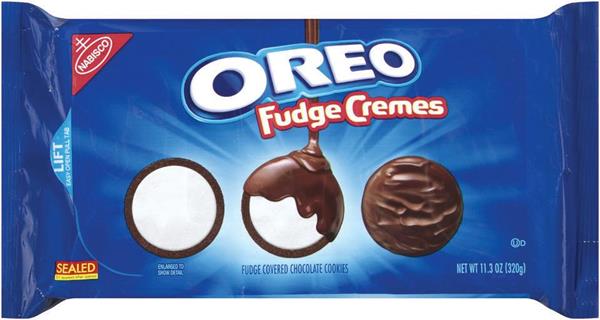 Oreo Fudge Cremes, Original variety (11.3 oz package)