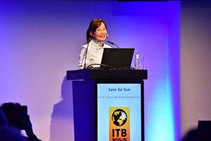 Jane Sun, CEO Ctrip International Ltd keynote at ITB Berlin