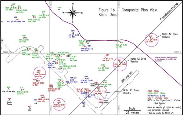 Figure 1b - Detailed Composite Plan View of Kiena Deep A Zone v2