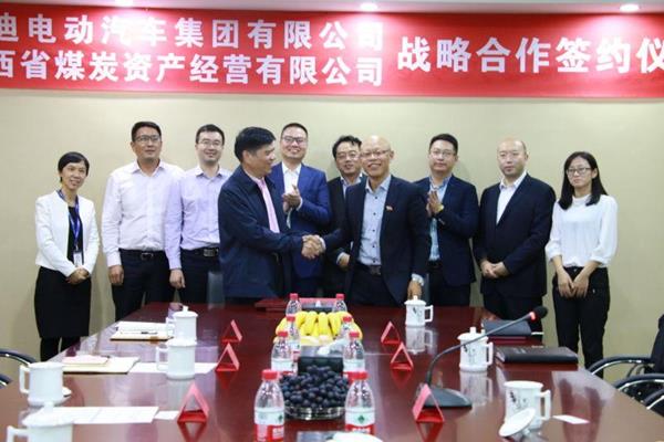 The JV Company and Shanxi Coal signing a strategic cooperation agreement