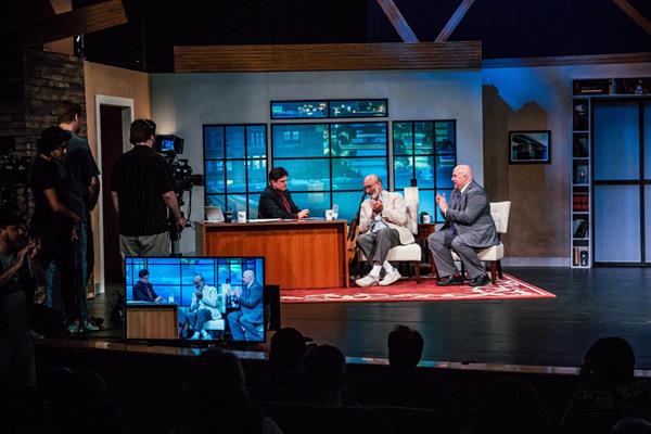 The Nite Show is Maine’s version of a late night talk show, featuring a monologue, comedy bits, guest interviews and performances. Modeled after shows done by Johnny Carson, David Letterman, and Conan O’ Brien, the 30-minute weekly show also features a five-piece house band (Brian Nadeau & The Nite Show Band), a live announcer (Joe Kennedy), and many elements familiar to late night television viewers. 