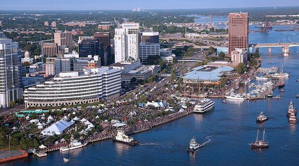 View of Norfolk’s renewed harbor area, now a vibrant mixed-use community and public center. Photo courtesy of the City of Norfolk.