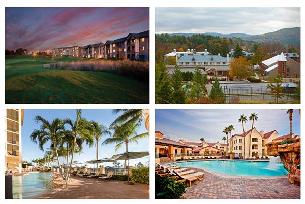 Holiday Inn Club Vacations has resorts in destinations that couples love to visit including: Lake Geneva, WI, The Bershire Mountains, Las Vegas, NV and Marco Island, FL. 