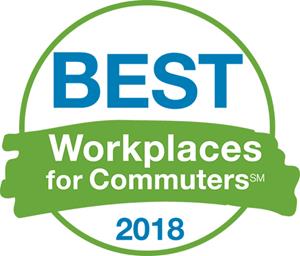 Best Workplaces for Commuters 2018 logo