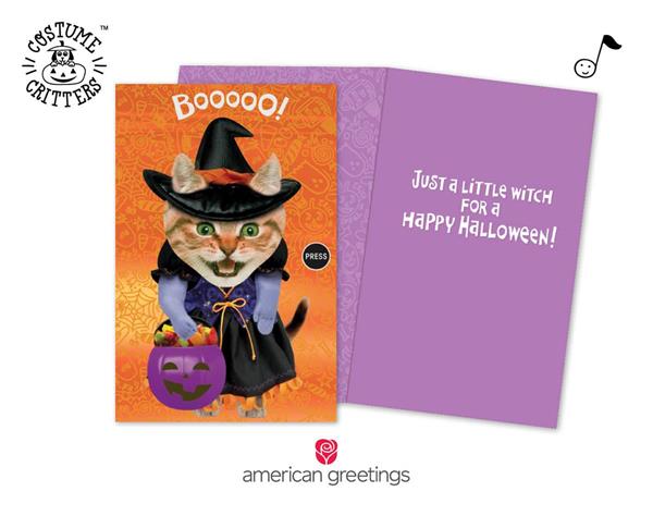 Dress Up Halloween Wishes with New Costume Critters™ Cards from American Greetings 