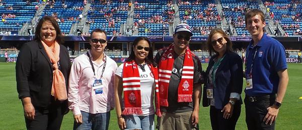 The Toronto FC Designated Driver for the Season is Recognized at the 2016 AT&T MLS All-Star Game