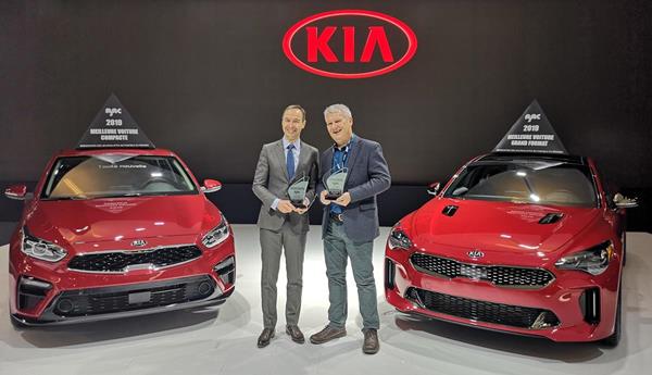 Kia Forte and Kia Stinger are Canada’s Best Small Car and Best Large Car for 2019, according to the Automobile Journalists Association of Canada