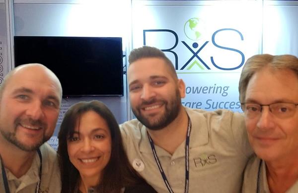 RxS team members at the company’s booth during the 2017 PDMA Alliance Sharing Conference. Pictured from left to right are Mark Jara, Lisbeth Monaco, Dan Lammi, and Tom Pollock.