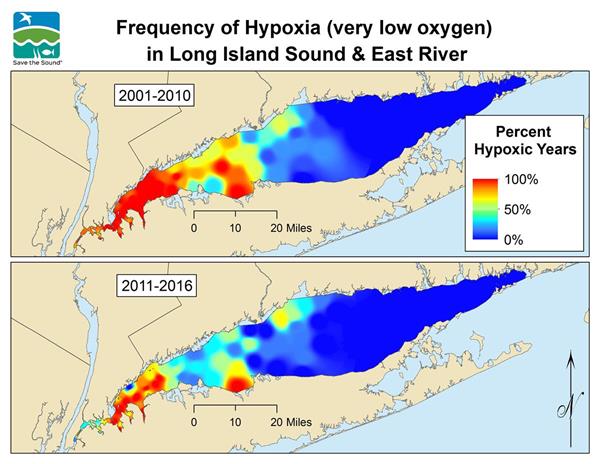 Save the Sound 4 Before and After Hypoxia Maps 11.14.17