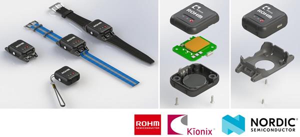The sensor node integrates multiple sensors from Kionix and ROHM, and utilizes Nordic Semiconductor’s nRF52840 Bluetooth® 5/Bluetooth Low Energy (Bluetooth LE).