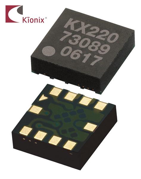 Kionix's new KX220 analog accelerometers targeting industrial and commercial applications