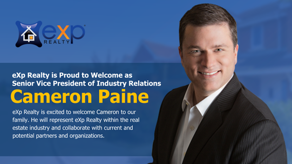 Cameron Paine welcome graphic