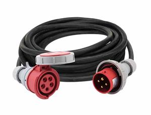 50' 4/5 SOOW Type-W Weatherproof Extension Power Cord with 4P5W Cord Cap