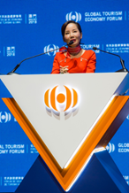 Jane Sun Speaks at Global Tourism Economy Forum